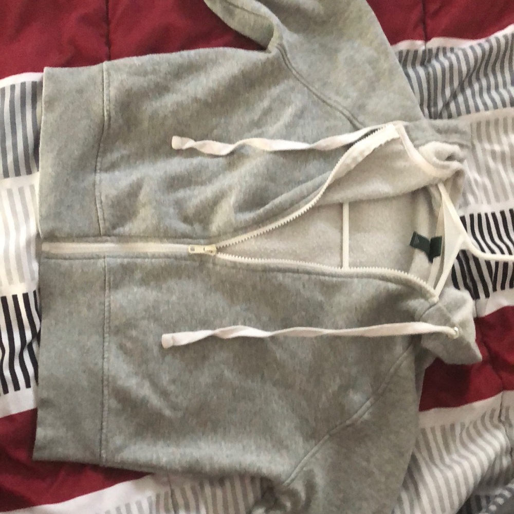XS cropped jacket hoodie zipup